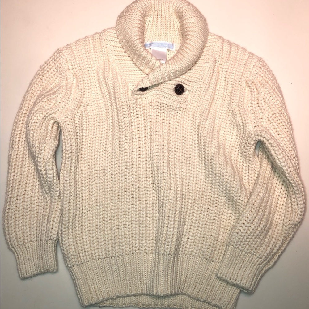 Cozy Cream Cable Knit Sweater